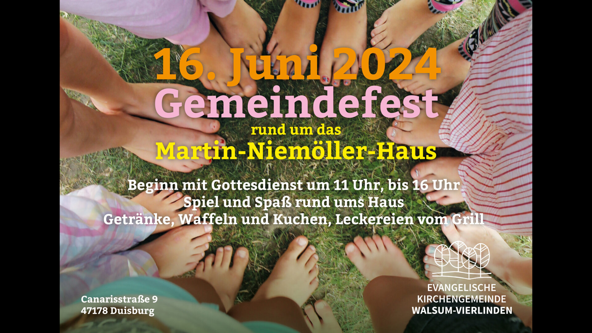 16. Juni 2024, Gemeindefest run dum das Martin-Niemöller-Haus
